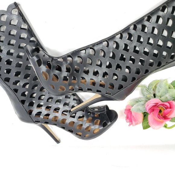 HeartSoul Lattice Cutout Boots New, 7.5 - Picture 11 of 16